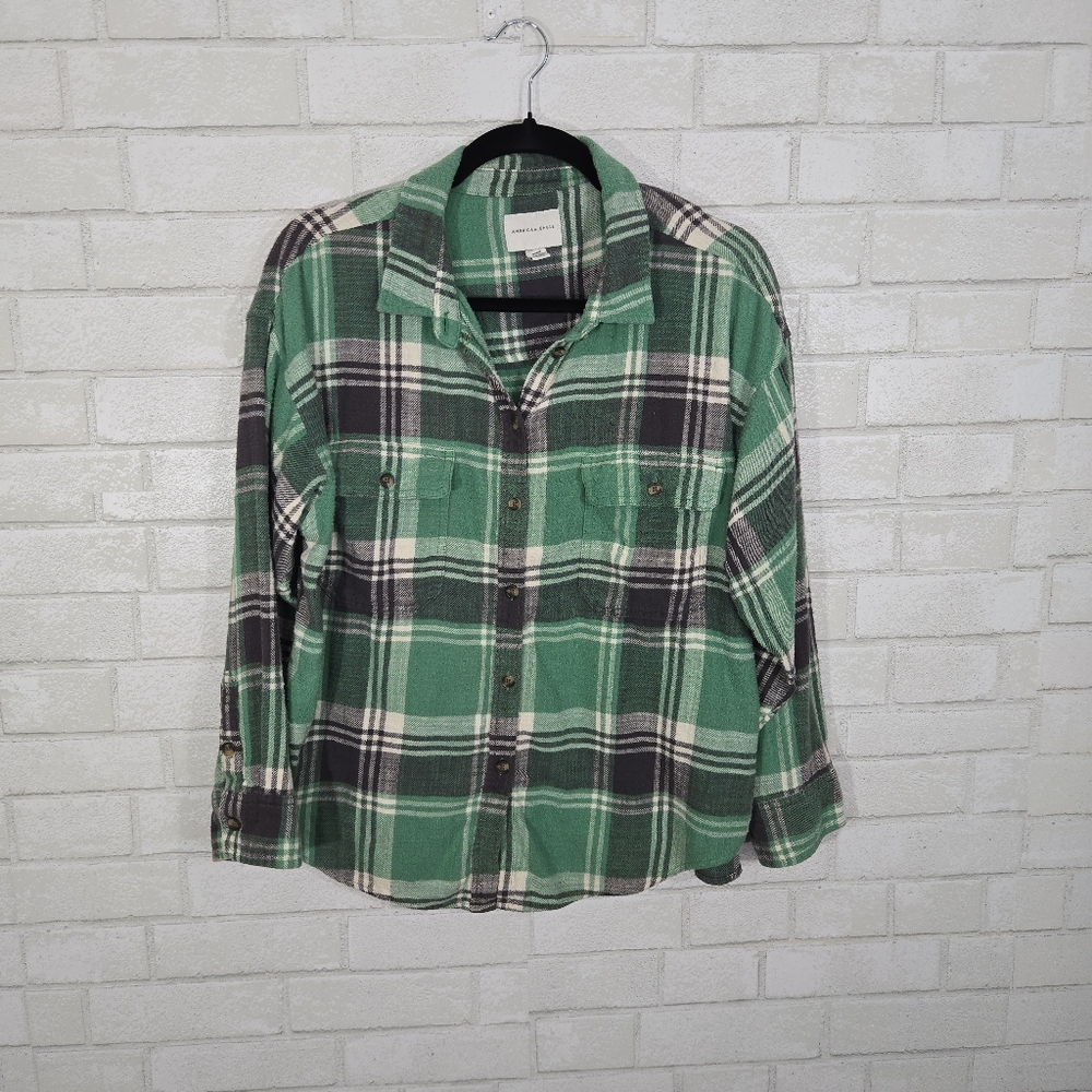 AEO flannel button down